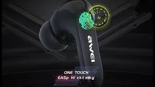 AWEI T35 Gaming Earbuds TWS Hands free Low Latency HiFi Deep Bass Sound True Wireless Stereo