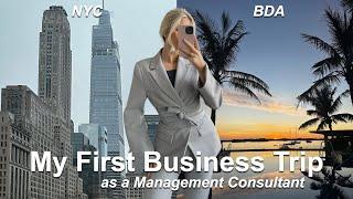 My first business trip as a Management Consultant | NYC and Bermuda