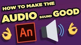 Adobe Animate: How Make the Audio Good