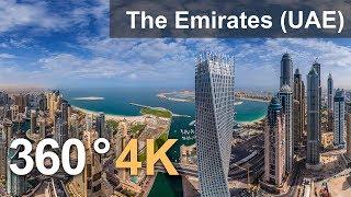 360°, The Emirates (UAE). 4K aerial video