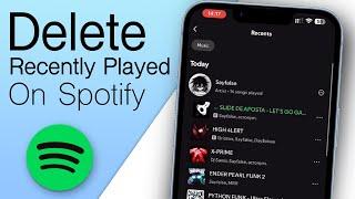 How to Delete Recently Played on Spotify! (2025)