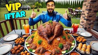 Pehli baar iftar mein saalim bakra banwa lia  Family iftar dinner 