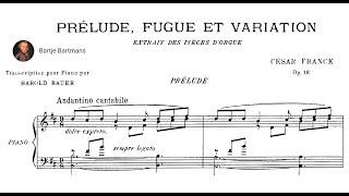 César Franck - Prélude, Fugue et Variation, Op. 18 (1862)