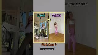 Lexi Rivera V.S Anna Mcnulty | Tiktok Splits Challenge #shorts