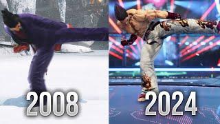 Evolution of Kazuya Shattered Spine Combo (Tekken 6~8)