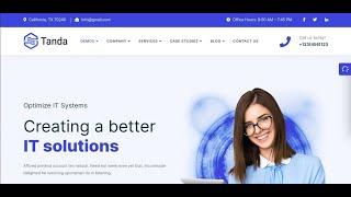 Tanda - Technology & IT Solutions WordPress Theme | IT Company Website Theme