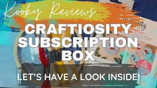 Kooky Reviews - CRAFTIOSITY SUBSCRIPTION BOX - let’s have a look inside!