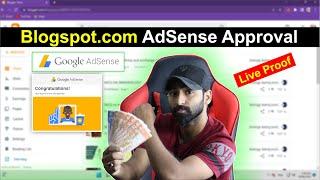 Blogspot.com AdSense Approval || Free Domain AdSense Approval