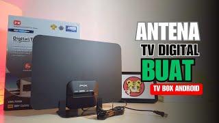 Cara nonton TV Digital di Android TV Box 2024! Dengan Antena TV Digital PX UDA 7000A Terbaru!!!