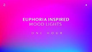 Euphoria Inspired Mood Lights  with Chillhop Beats ~ ONE HOUR Screensaver