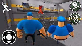 What if I Playing as Police Officer in Barry's Prison Run Obby Roblox