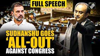 From 1971 war to Shah Bano case, Sudhanshu Trivedi's fiery speech against Congress in Rajya Sabha