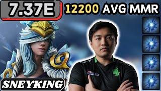 7.37e - Sneyking CRYSTAL MAIDEN Hard Support Gameplay - Dota 2 Full Match Gameplay