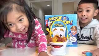 Playing SHOOT THE POOP with Adrian and Brianna Banana