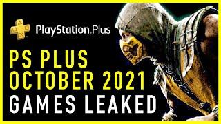 PS PLUS OCTOBER 2021 LEAKED!!! PlayStation Plus Monthly Free Games For October 2021