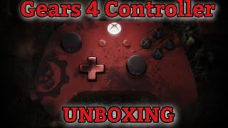 Gears of War 4: Crimson Omen Xbox One Controller Unboxing