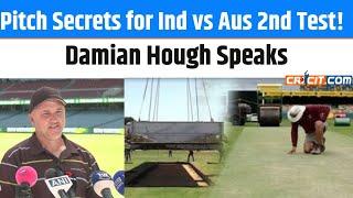 BGT: Damian Hough (Head Curator) Talks Adelaide Pitch Prep for India vs Australia 2nd Test