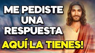 !ME PEDISTE UNA RESPUESTA, AQUÍ LA TIENES (DIOS ES MARAVILLOSO)