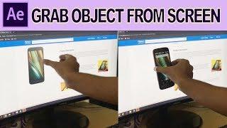 After Effects Tutorial : Grab Object from Screen | Zach King Magic Trick