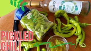 How To Make Pickled Chili | Atcharang Siling Haba