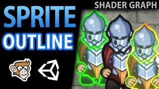 Sprite Outline (Animated!) - 2D Shader Graph Tutorial