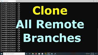 How to Clone all Remote Branches in Git