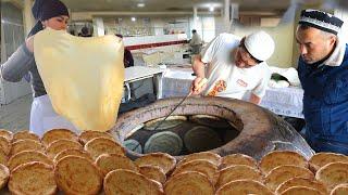 Buxoro qatlamali patiri | Bukhara Puff Pastry | patir qatlama | ASMR