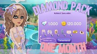 BUYING A DIAMOND PACK + ONE MONTH STAR VIP