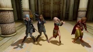 Elder Scrolls V Skyrim Dance - Poker Face