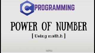 #21 Program to Calculate the Power | C Programming #c #coding #cpp #developer #code #878