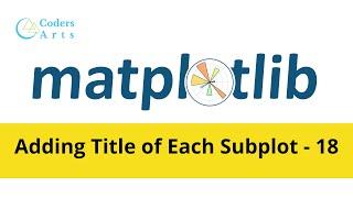 Adding Title Of Two Subplot in Matplotlib Python - 18 | Matplotlib Tutorial