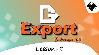 Export | inkscape 1.2 hindi tutorial