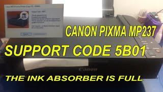 RESET ULANG CANON PIXMA MP237 (ERROR 5B01)