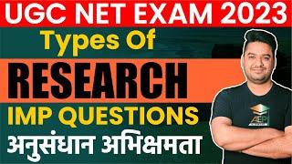 UGC Net 2023 | Set Paper 1 | Research Aptitude | Types Of Research Mcq | Rohit Khera Sir | NET 2023