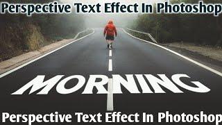 Perspective Text Effect in Photoshop In Fast & Easy Steps