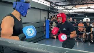 Luta casada de boxe da minha academia (uma guerra do início ao fim)