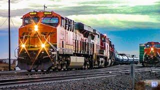 Lbk Trains #162 | Ft. Trains in the Rain! WAMX 4214 Leads Home, BNSF Pipe Train!! And Slaton Action!