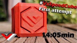 #VzSpeedCube Attempt #1:  14:05min