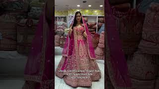 Pink Bridal Lehenga Choli#ashortaday #lehengalehenga #weddingclothes #weddingattire #wedding