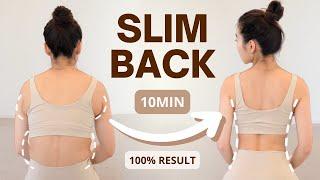 10min Lose Back Fat in 2 weeks | Slim Arms, Tiny Waist & Fix Posture (100% Result)