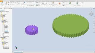 Inventor Tutorial Stirnzahnradgetriebe Drehung animieren