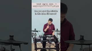 Can you spot the mistake in this Drum Fill Lesson? #drums #drummer #drumlessons #drumlesson #shorts