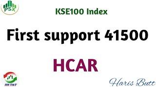 #PSX | HCAR | First support 41500 | Technical Analysis By Haris Butt