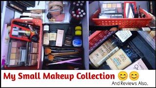 My Makeup Collection And Storage | My Small Makeup Collection | #makeupcollection #beauty'sworld