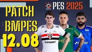 PATCH BMPES 12.08 NOVAS FACES 4K /KITS / ESTÁDIOS / TRANSFERÊNCIAS - PES 2021 BMPES 2025 ATUALIZADO