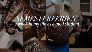 A week in my life in den Semesterferien als Medizinstudentin | gym, skifahren & 26th bday :)