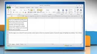 Microsoft® Excel 2010: How to use 'Wrap Text'