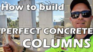 HOW TO BUILD A CONCRETE COLUMN
