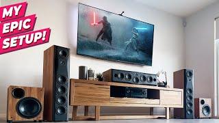 SENSATIONAL SOUND STAGE! // 7.2.4 DOLBY ATMOS 4K Home Theater KRIX NEUPHONIX EPICENTRIX SPEAKERS