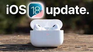 iOS 18 - AirPods Update All New Features You NEED to Know!